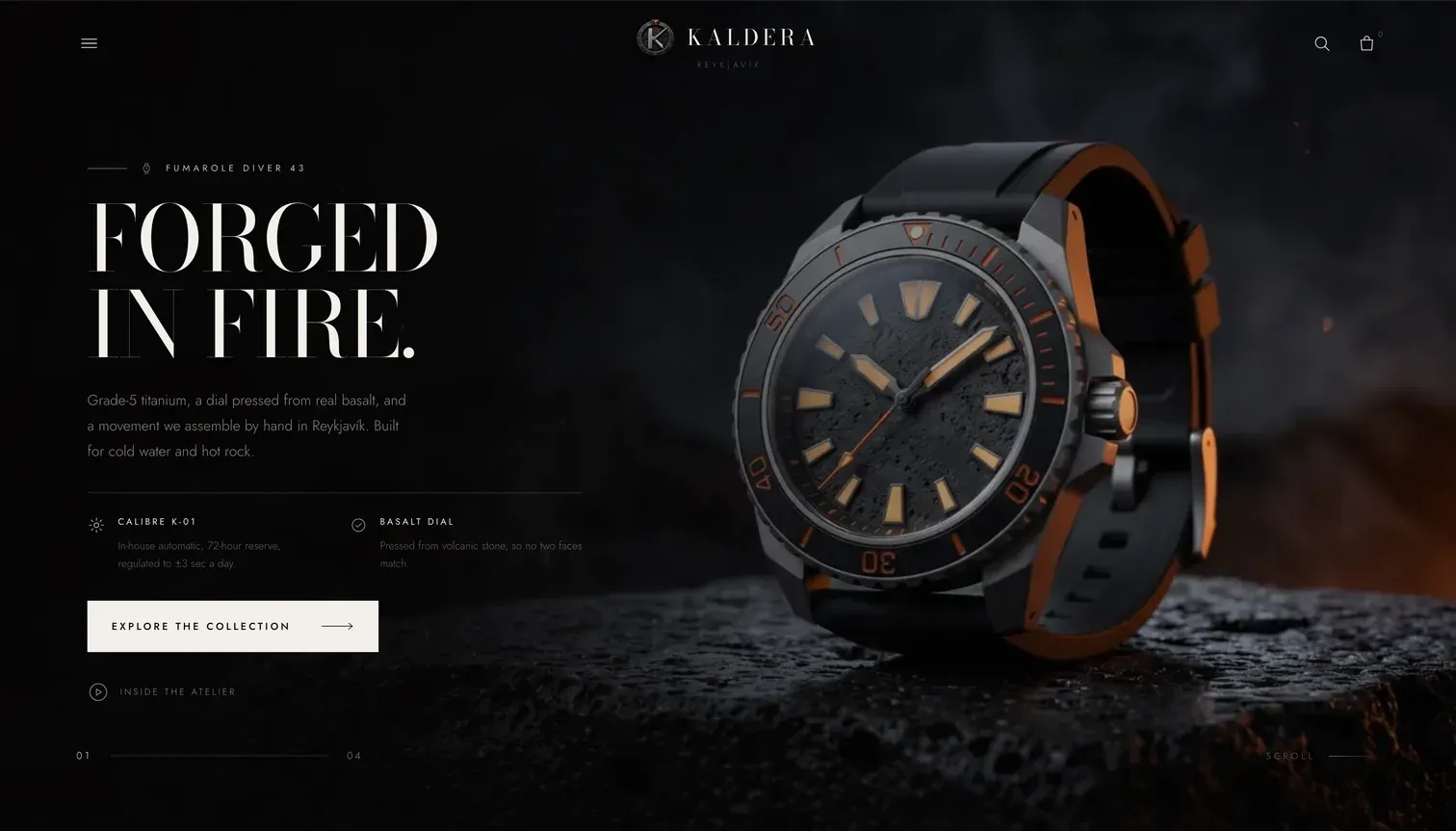 Kaldera Reykjavík — Forged in fire